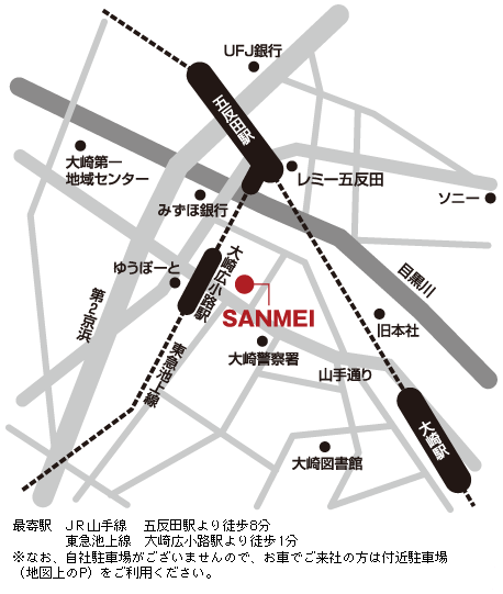 東京本社 地図